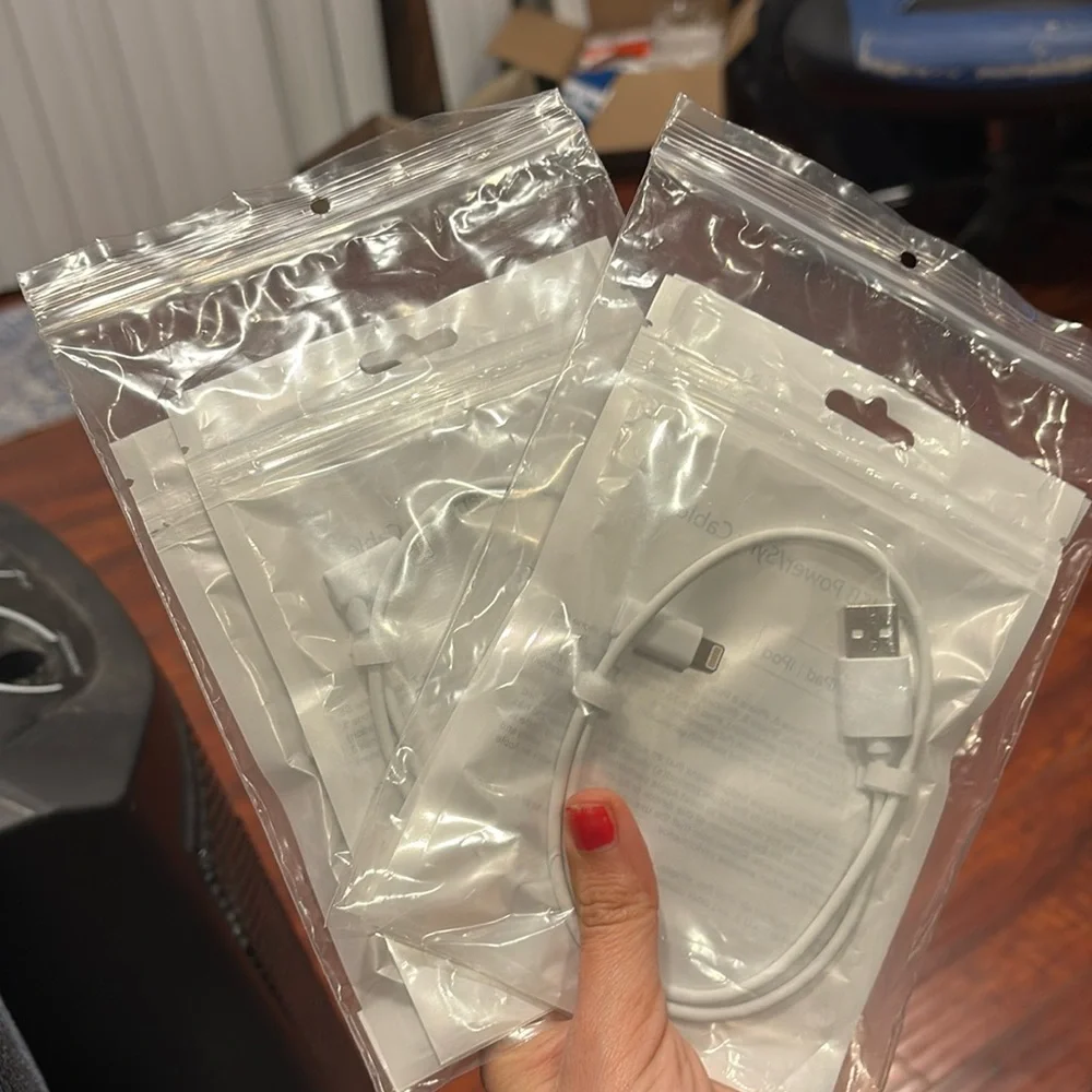 Brand new set of 4 iPhone cables to charge